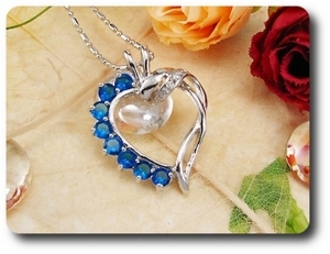 8x4 mm Blue Sapphire Pendant
