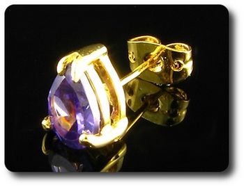 BOUCLES D'OREILLE AMETHYSTE