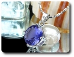 12x12 mm Purple Amethyst Pendant