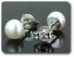 2x6mm Pearl Earrings