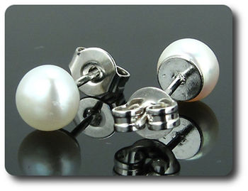 2x6mm Pearl Earrings
