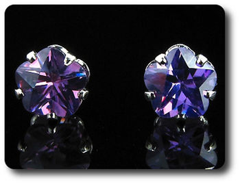 BOUCLES D'OREILLE AMETHYSTE