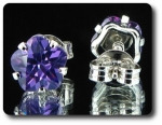 BOUCLES D'OREILLE AMETHYSTE