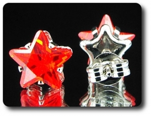 BOUCLES D'OREILLE RUBIS