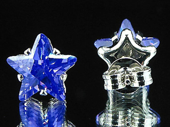 2x6mm Purple Amethyst Earrings