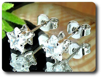 BOUCLES D'OREILLE DIAMANT CZ