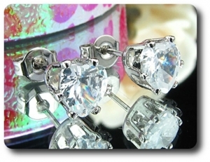 BOUCLES D'OREILLE DIAMANT CZ