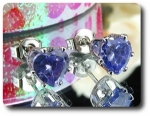 BOUCLES D'OREILLE AMETHYSTE