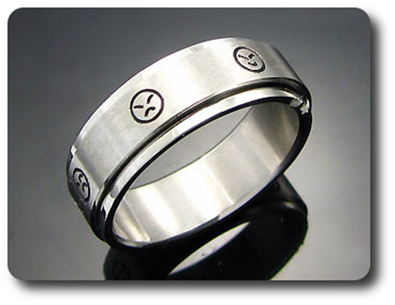 BAGUE HOMME MOTIF SMILE