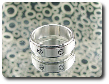 BAGUE HOMME MOTIF SMILE