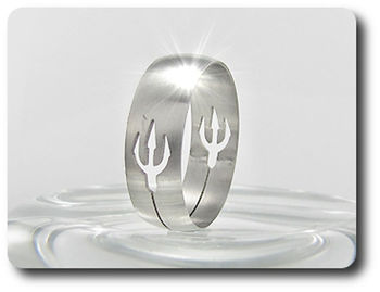 BAGUE HOMME MOTIF DIABLE