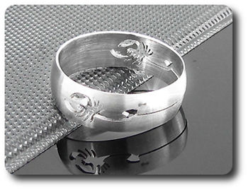 BAGUE HOMME MOTIF SCORPION