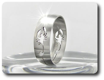 BAGUE HOMME MOTIF SCORPION