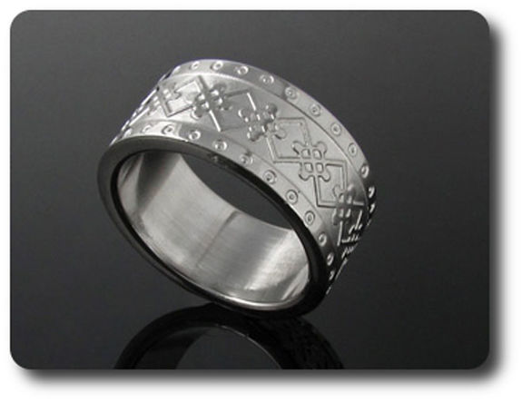 BAGUE HOMME MOTIF VINTAGE