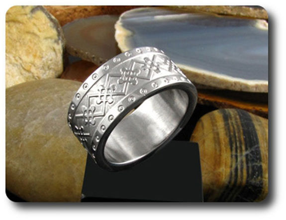 BAGUE HOMME MOTIF VINTAGE