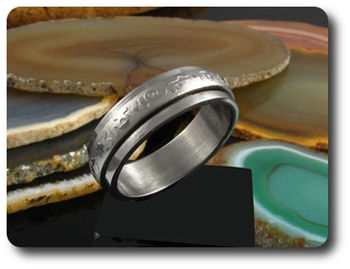 BAGUE HOMME MOTIF VINTAGE
