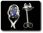 BOUCLES D'OREILLE AMETHYSTE
