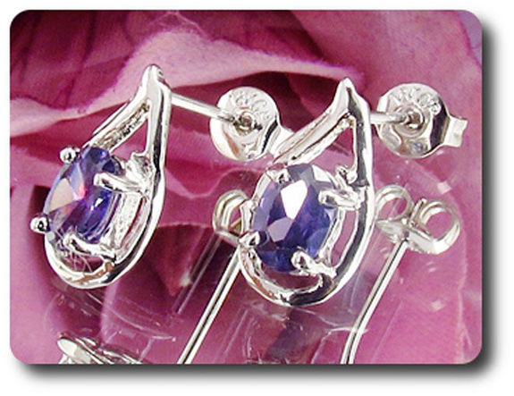 BOUCLES D'OREILLE AMETHYSTE