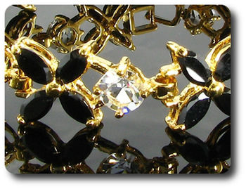 BRACELET SAPHIR NOIR