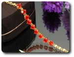 9x6mm Red Ruby Bracelet