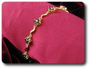 BRACELET SAPHIR NOIR