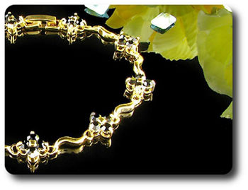 BRACELET SAPHIR NOIR