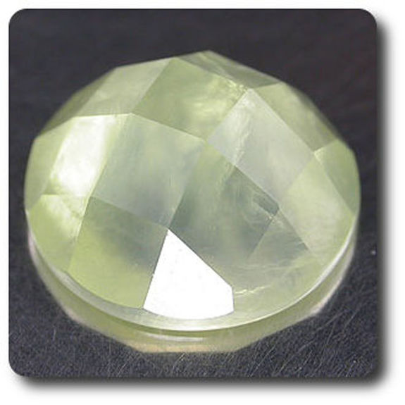 3.21CT. NATURAL YELLOW PREHNITE
