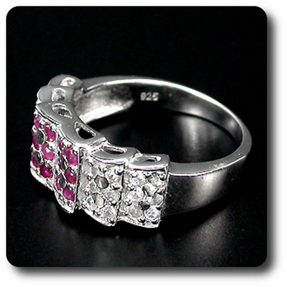 RUBY & ZIRCON RING