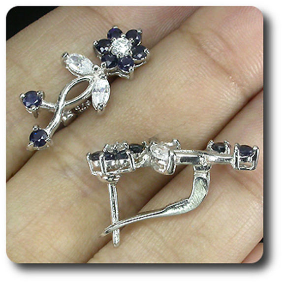 BLUE SAPHIR EARRINGS