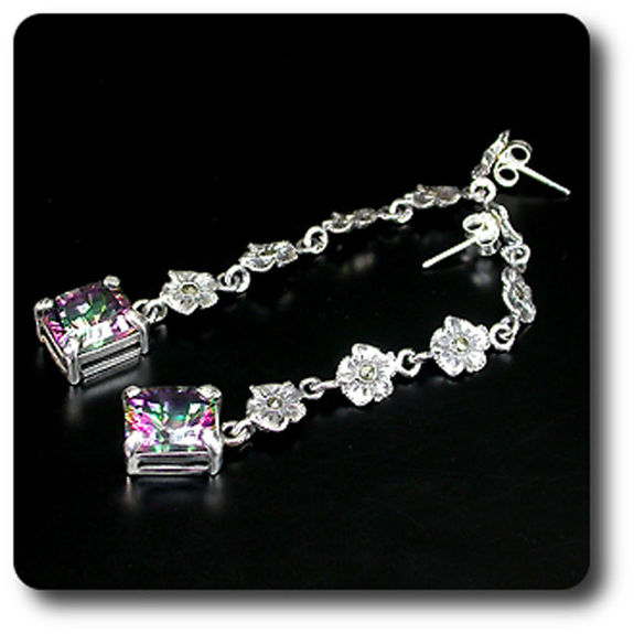 BOUCLES D'OREILLE QUARTZ MYSTIC