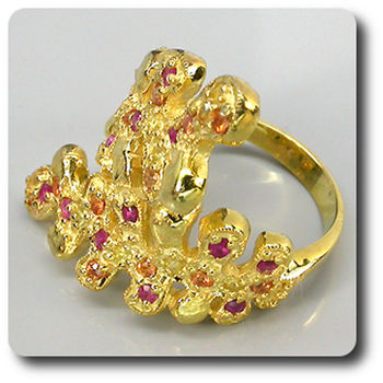 BAGUE SAPHIR & RUBIS