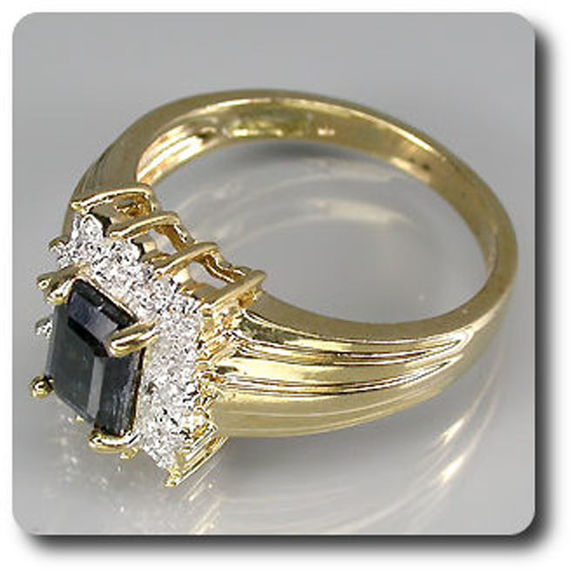 BAGUE SAPHIR & DIAMANT
