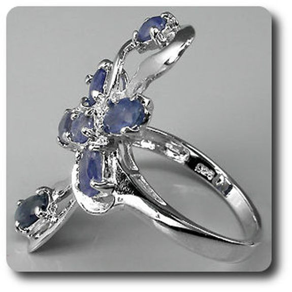 BAGUE SAPHIR BLEU
