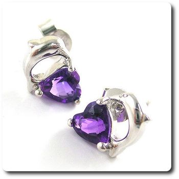 BOUCLES D'OREILLE AMETHYSTE