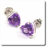 BOUCLES D'OREILLE AMETHYSTE