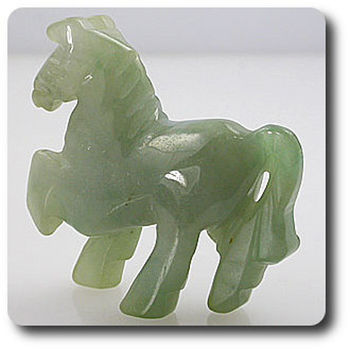 174.24 cts HORSE JADE CARVING