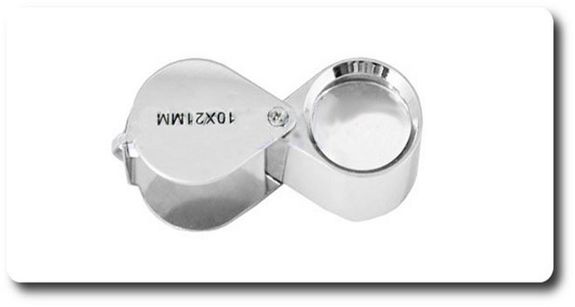 Loupe pliable 10x
