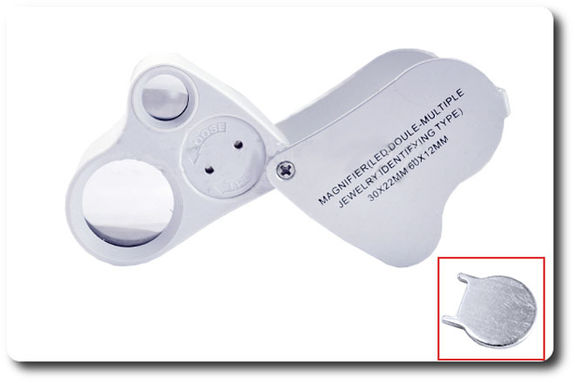 30X60X Led Light Dual Jewelers LOUPE