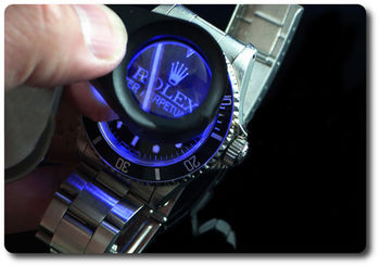 10X TRIPLET Gem LOUPE + LED & UV LIGHT