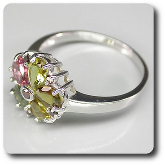 TOURMALINE & DIAMOND RING