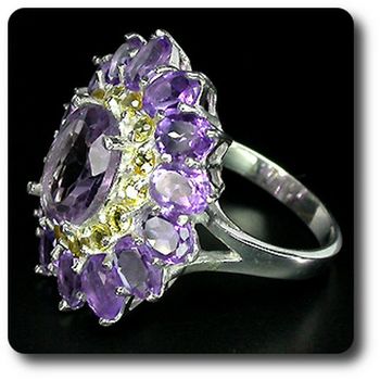 AMETHYST & CITRINE RING