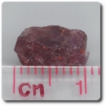 2.69 carats CRISTAL DE GRENAT RHODOLITE