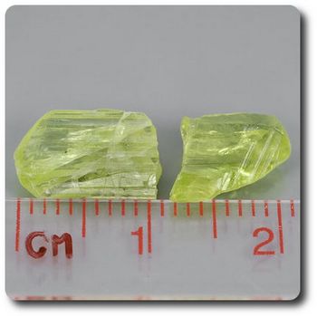 5.01 cts 2 pcs. CHRYSOBERYL CRYSTAL