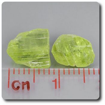 5.1 carats 2 pcs. CRISTAL DE CHRYSOBERYL