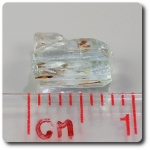 1.64 carats CRISTAL D'AIGUE-MARINE