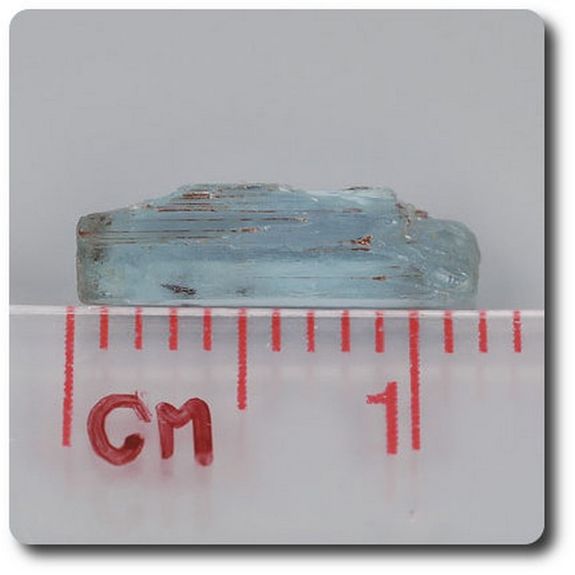 1.22 carats CRISTAL D'AIGUE-MARINE