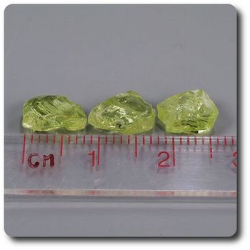 5.04 cts 3 pcs. CHRYSOBERYL CRYSTAL