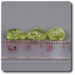 5.04 cts 3 pcs. CHRYSOBERYL CRYSTAL