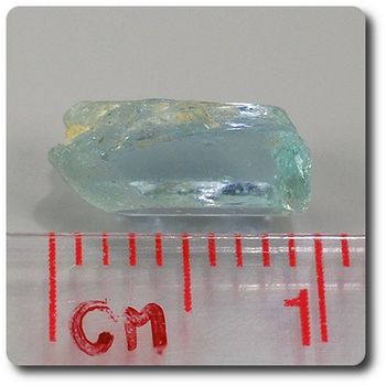1.66 carats CRISTAL D'AIGUE-MARINE