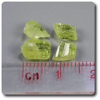 5.20 carats 4 pcs. CRISTAL DE CHRYSOBERYL